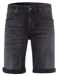 CROSS JEANS Jeansshorts LEOM Grau/Dunkelgrau/Schwarz/Dunkelblau