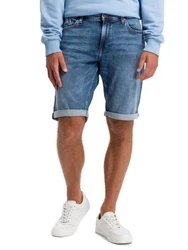 CROSS JEANS Jeansshorts LEOM Blau/Hellblau