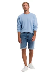 CROSS JEANS Jeansshorts LEOM Blau/Hellblau
