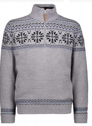 Strickfleece-Pullover Herren Pullover Man Knitted Pullover