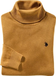 U.S. Polo Assn Rollkragenpullover Gelb