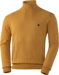 U.S. Polo Assn Rollkragenpullover Gelb