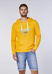 Oklahoma Jeans Kapuzensweatshirt Gelb