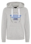 Oklahoma Jeans Kapuzensweatshirt Grau/Hellblau/Blau