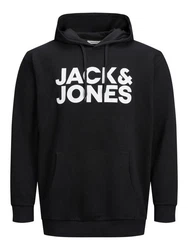 Jack & Jones Plus Sweatshirt JJEcorp Schwarz (6480)