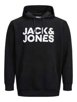 Jack & Jones Plus Sweatshirt JJEcorp Schwarz (6480)