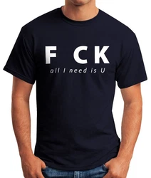MoonWorks Print-Shirt Herren Spruch T-Shirt Dunkelblau/Blau