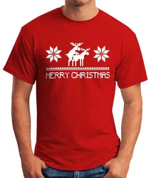 MoonWorks Print-Shirt Weihnachten Merry Christmas Fun-Shirt 
