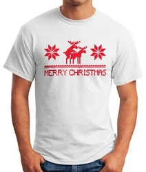 MoonWorks Print-Shirt Weihnachten Merry Christmas Fun-Shirt 