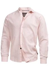 Indicode Langarmhemd Brayden Rosa