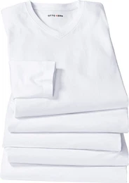 Langarmshirt (5er-Pack) aus 100% formstabiler und hautsympathischer Baumwolle