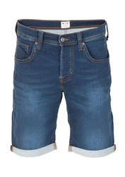 MUSTANG Jeansshorts Herren Chicago Real X Regular Fit Blau/Dunkelblau/Hellblau