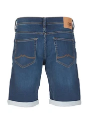 MUSTANG Jeansshorts Herren Chicago Real X Regular Fit Blau/Dunkelblau/Hellblau