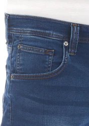 MUSTANG Jeansshorts Herren Chicago Real X Regular Fit Blau/Dunkelblau/Hellblau