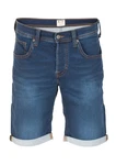 MUSTANG Jeansshorts Herren Chicago Real X Regular Fit Blau/Dunkelblau/Hellblau