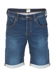MUSTANG Jeansshorts Herren Chicago Real X Regular Fit Blau/Dunkelblau/Hellblau