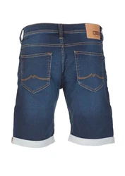 MUSTANG Jeansshorts Herren Chicago Real X Regular Fit Blau/Dunkelblau/Hellblau