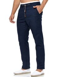 Indicode Veneto Herren Stoffhose Navy