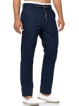 Indicode Veneto Herren Stoffhose Navy