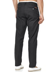 Indicode Veneto Herren Stoffhose Schwarz