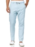 Indicode Veneto Herren Stoffhose Hellblau