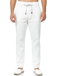 Indicode Veneto Herren Stoffhose Grau/Creme/Weiß/Khaki/Hellgrau