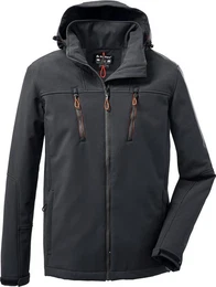 Funktionsjacke KOW 163 MN SFTSHLL JCKT schwarz