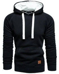 Kapuzenpullover LANSING Kapuzenpullover Herren Basic Kontrast Sweatjacke Pullover Hoodie Sweatshirt