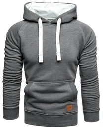 Kapuzenpullover LANSING Kapuzenpullover Herren Basic Kontrast Sweatjacke Pullover Hoodie Sweatshirt