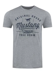 MUSTANG T-Shirt Printshirt Basic Regular Tee 