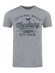 MUSTANG T-Shirt Printshirt Basic Regular Tee 