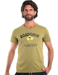 ROADSIGN australia T-Shirt Raute Dunkelgrün/Rot/Grün/Neonfarben ROADSIGN australia T-Shirt Raute Dunkelgrün/Rot/Grün/Neonfarben