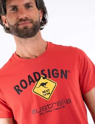 ROADSIGN australia T-Shirt Raute Rot