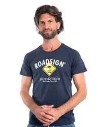 ROADSIGN australia T-Shirt Raute Dunkelblau/Rot/Blau