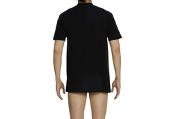 Hom T-Shirt Harro Schwarz/Dunkelblau