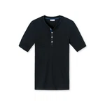 SCHIESSER REVIVAL T-Shirt Herren Shirt 1/2 Arm Kurzarm Unterhemd Dunkelblau/Blau