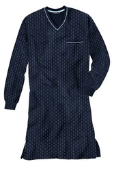 GTZBURG Nachthemd Orson Herren blau