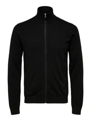 SELECTED HOMME Strickjacke 'Berg' (1) Schwarz