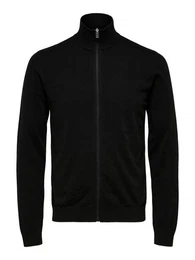 Sweatjacke SLHBERG FULL ZIP CARDIGAN mit 100% Baumwolle