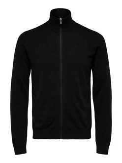 SELECTED HOMME Strickjacke 'Berg' (1) Schwarz
