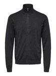 SELECTED HOMME Strickjacke 'Berg' (1) Dunkelgrau/Grau/Dunkelblau