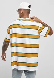 Starter Black Label Herren Starter Logo Striped Tee Weiß/Gelb/Orange/Grün/Lila