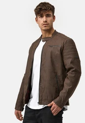 Indicode Winterjacke Manuel Dunkelbraun/Braun/Grau/Khaki
