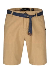 Indicode Chinoshorts Enford Khaki/Beige/Weiß/Creme/Gelb