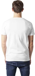 URBAN CLASSICS T-Shirt Urban Classics Herren Synthetic Leather Pocket Tee Weiß/Creme/Schwarz