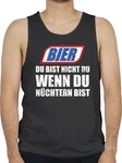 Shirtracer Tanktop Bier Vintage Party & Alkohol Herren Braun/Creme/Dunkelblau/Schwarz/Orange