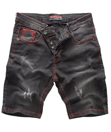 Jeansshorts Herren Shorts Denim Schwarz RC-2129