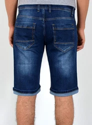 ESRA Herren Jeans Shorts Bermuda AS431 