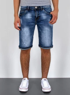 ESRA Herren Jeans Shorts Bermuda AS431 ESRA Herren Jeans Shorts Bermuda AS431