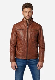 Lederjacke Albert hochwertiges Lammleder